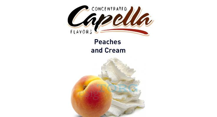 Изображение Ароматизатор Capella Peaches and Cream Ароматизатор Capella Peaches and Cream
